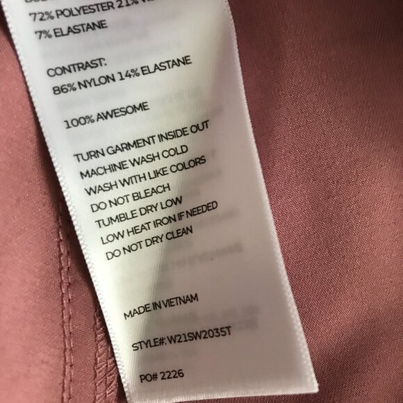 FIGS Yola Maternity Scrub Pants 2.0 X-Large XL Mineral Mauve Pink - Picture 5 of 5